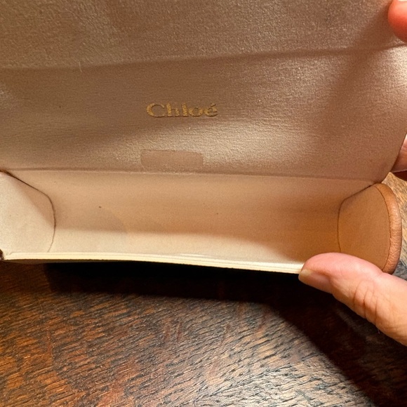 Chloé CH0099S 003 Red Gold Aviator Oversized Sunglasses main image 13